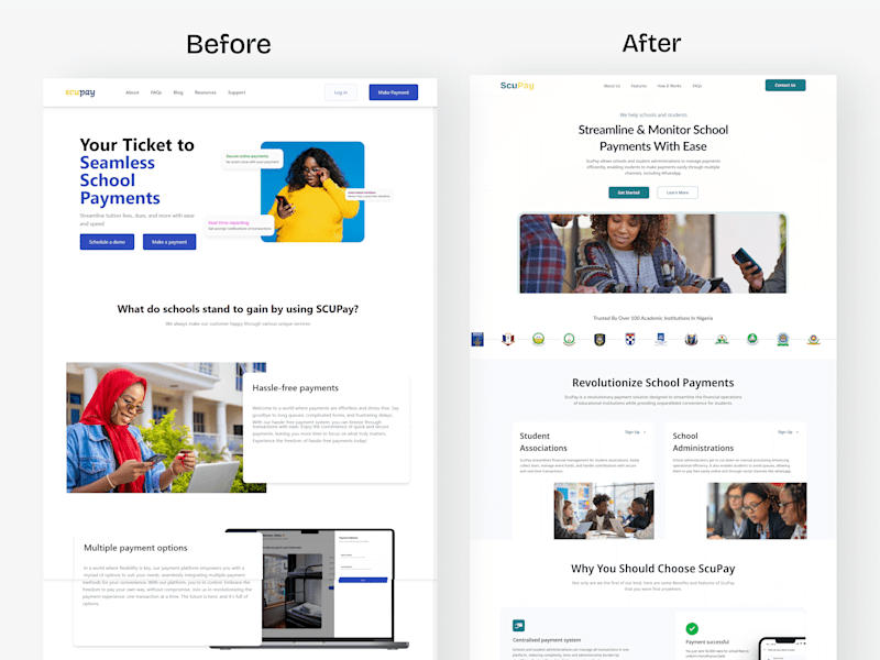 Cover image for Landing Page & Website Redesign 