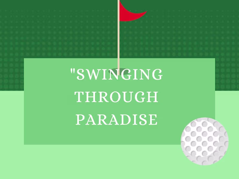 Cover image for Swinging through paradise