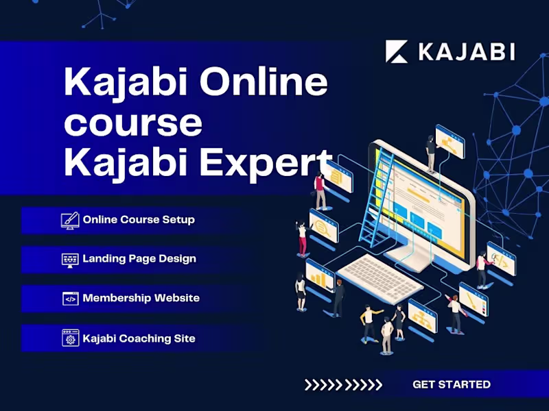 Cover image for Kajabi Expert - Website Design, Landing Page, Course Setup