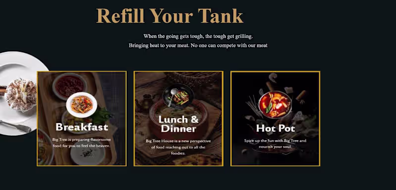 Cover image for Restaurant Website 