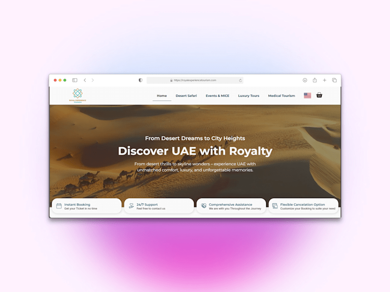 Cover image for Multilingual Tourism Website with Booking System