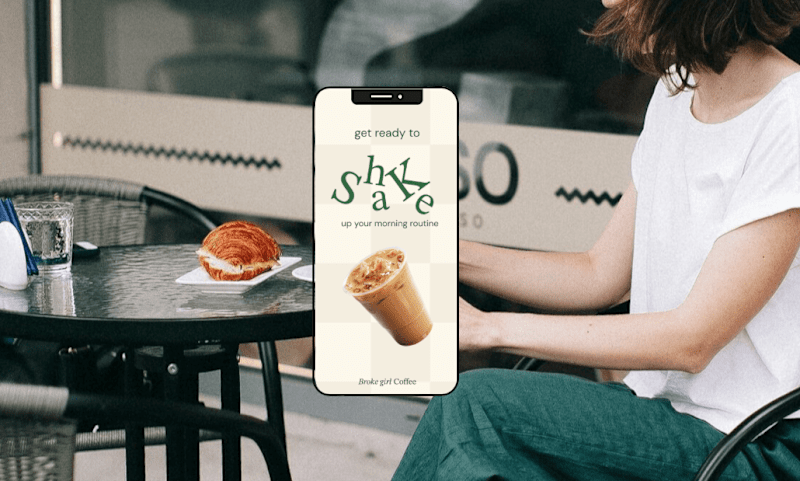 Cover image for Broke Girl Coffee Brand + App Design