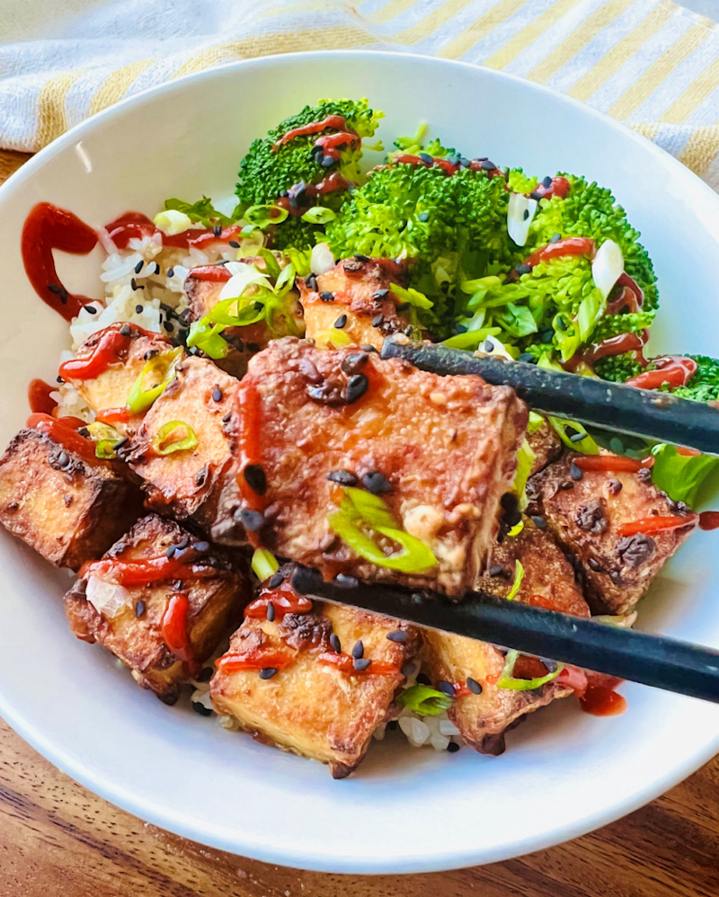 Cover image for Air Fryer Tofu (with Kinder’s Teriyaki Sauce) - Costco Kitchen