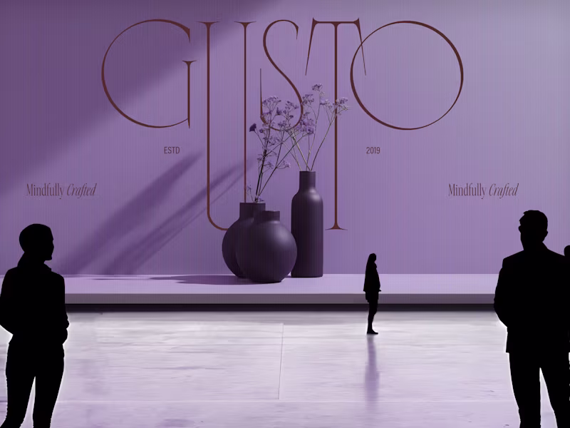 Cover image for Gusto Home Goods / Brand & Web