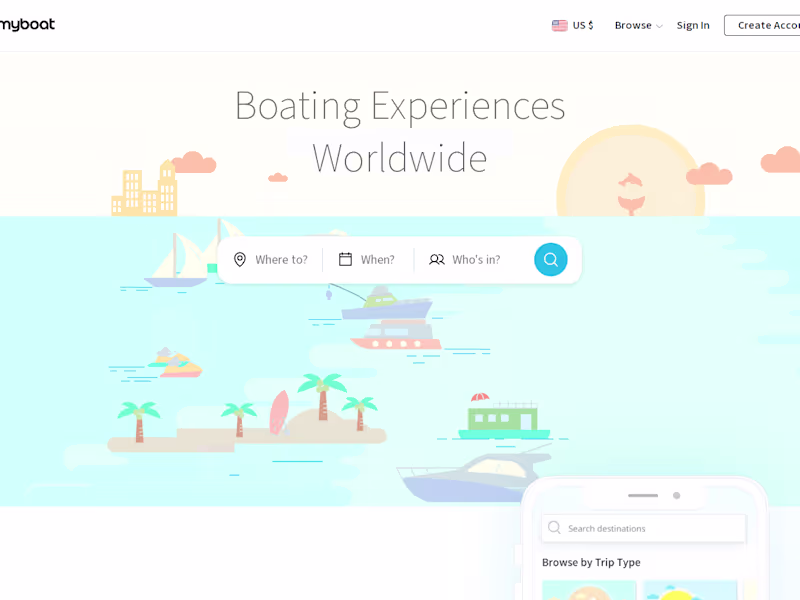 Cover image for Boat Rentals & Yacht Charters | Getmyboat
