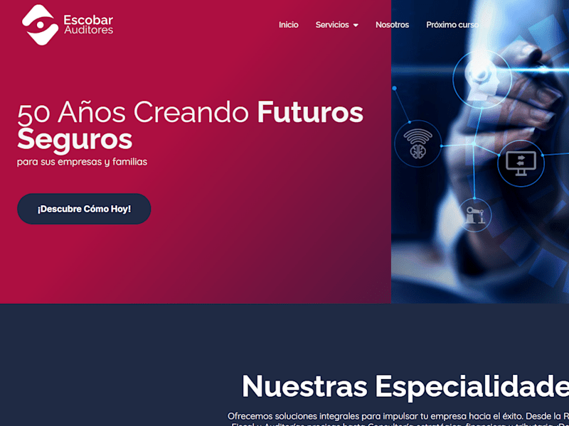 Cover image for Escobar Auditores Web Platform Development