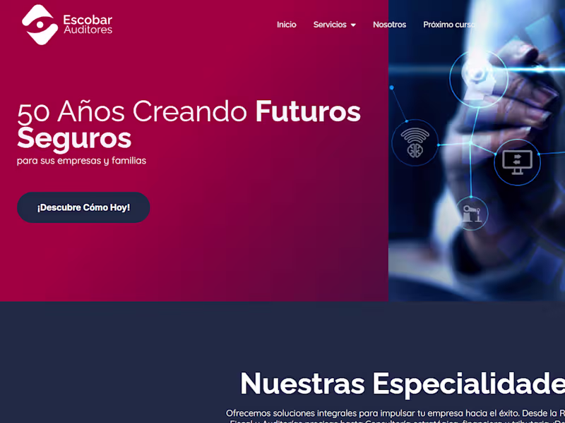 Cover image for Escobar Auditores Web Platform Development