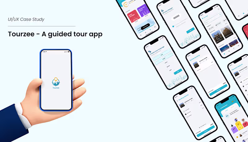 Cover image for Guided Tours Mobile App — A UI/UX Case Study on Behance