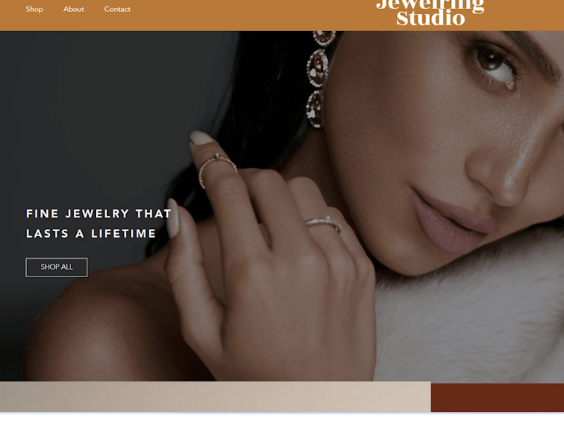 Cover image for Jewelry Website for a renowned Jewelery Brand using Wix Studio
