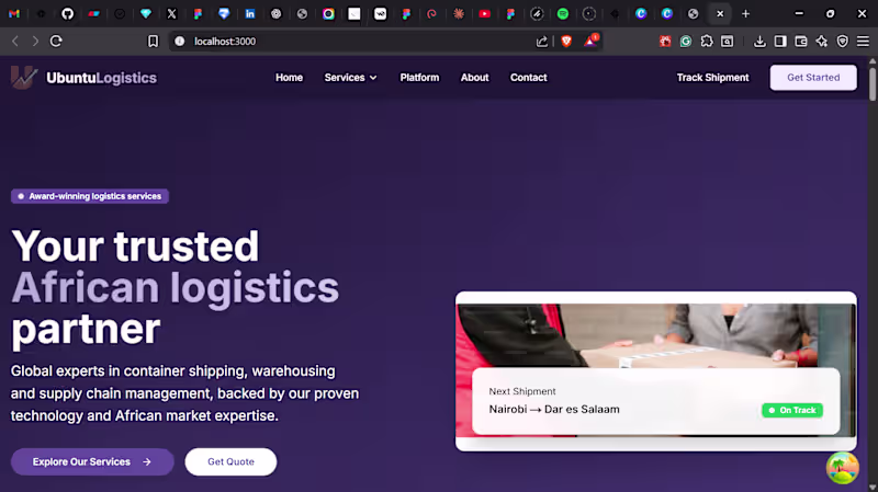 Cover image for Ubuntu Logistics