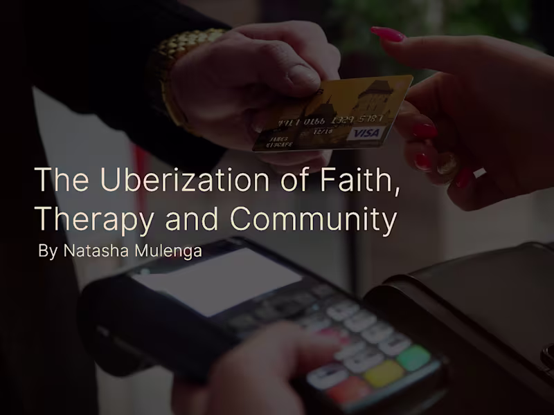 Cover image for The Uberization of The Human Experience