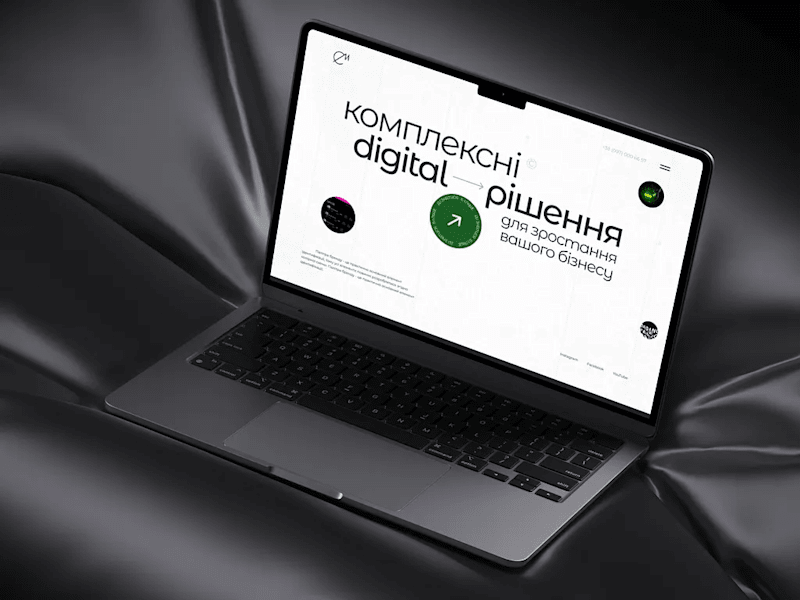 Cover image for Digital-Agency Website 🔳