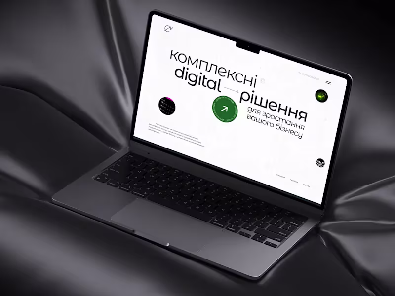 Cover image for Digital-Agency Website 🔳