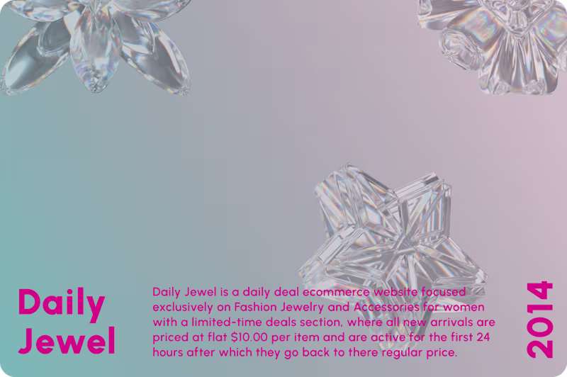 Cover image for Daily Jewel Magento Store [2014]
