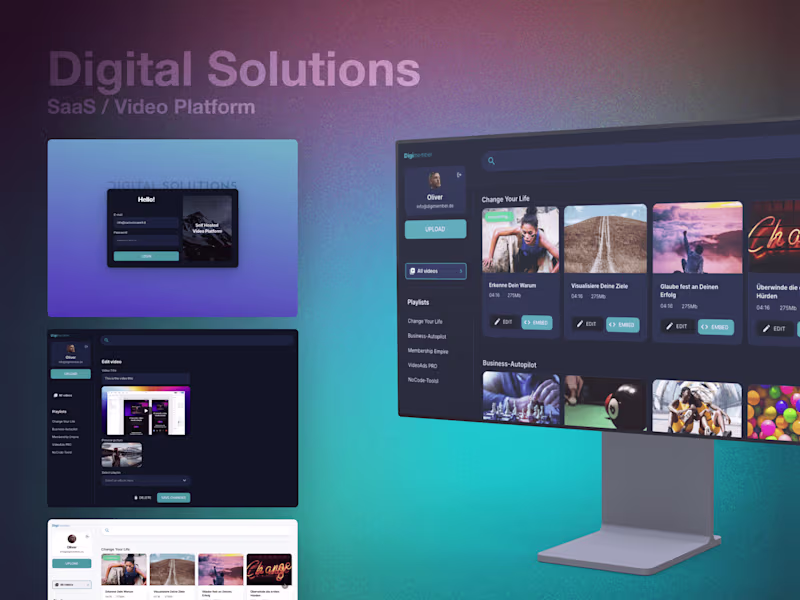 Cover image for Self-hosted B2B video platform | Digital Solutions GmbH | Framer