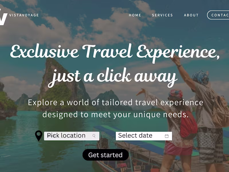 Cover image for Conversion-Driven Travel and Tourism landing page