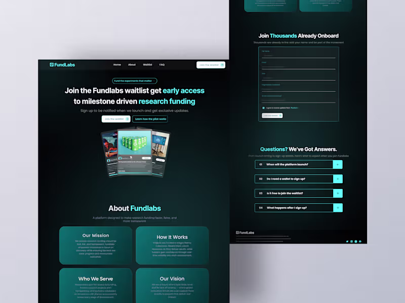 Cover image for Responsive SEO Driven Landing page Design