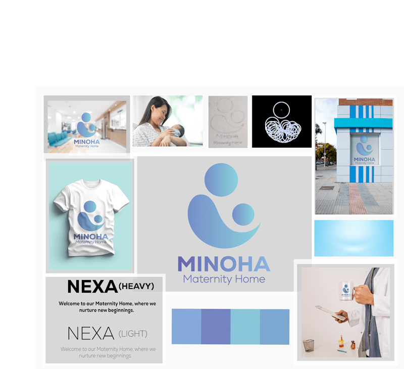 Cover image for Maternity Hospital logo and company profile on Behance