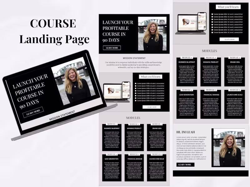 Cover image for 90-Day Course Launch Blueprint – Coaching Sales Funnel Design