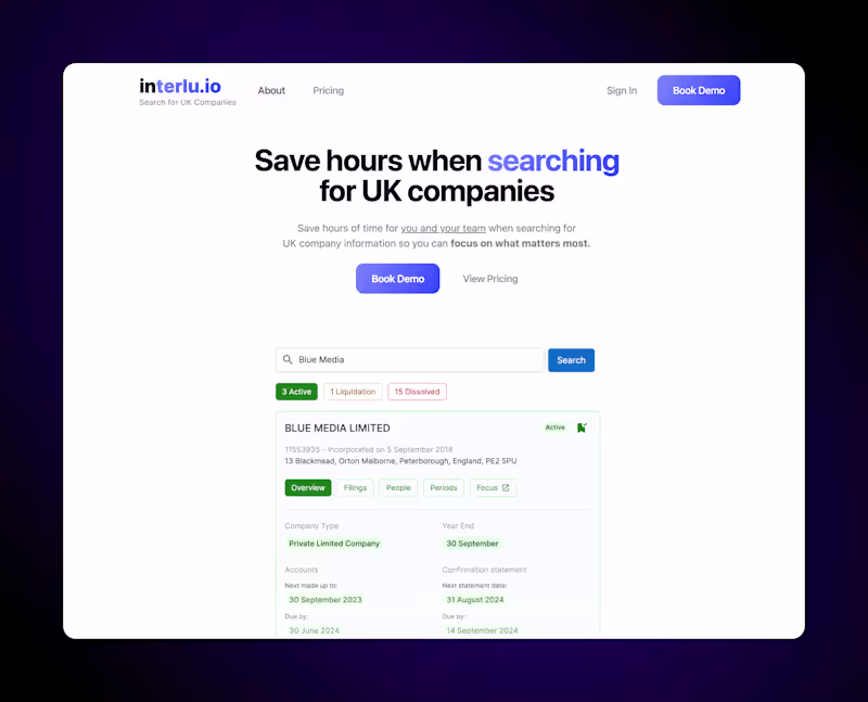Cover image for Interlu Website & SaaS Product