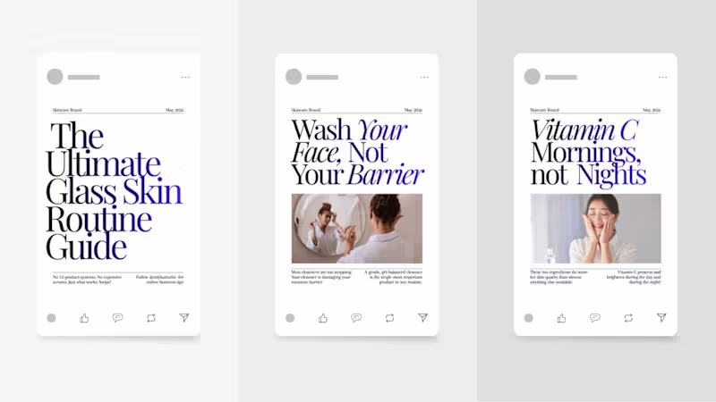 Cover image for Acne to Glass Skin Transformation Guide