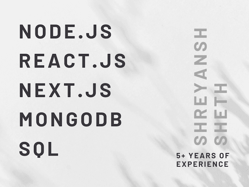 Cover image for Full Stack Development with Nodejs and React & Nextjs