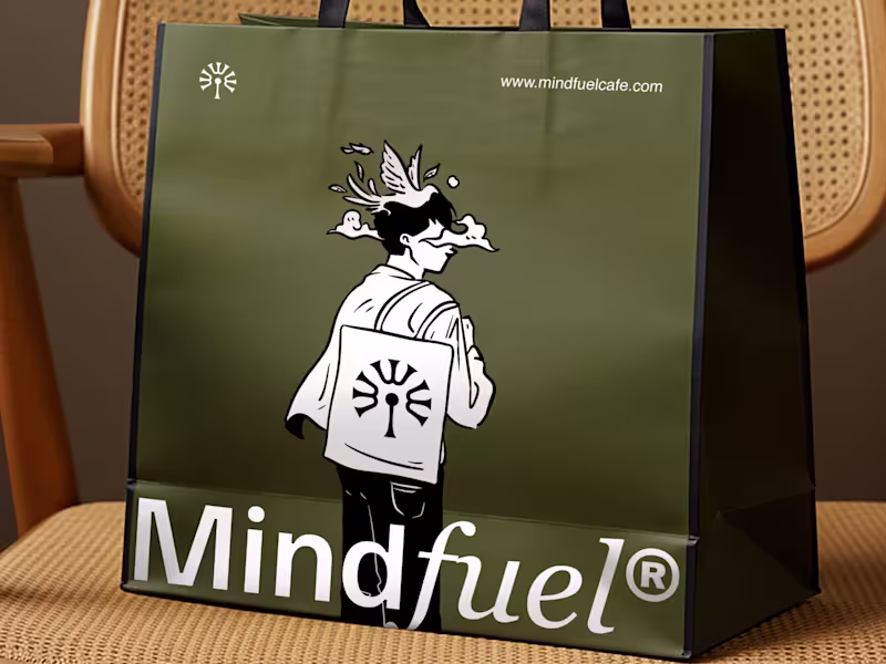 Cover image for Mindfuel Cafe Branding and Logo Design