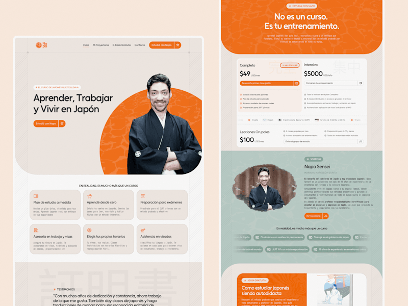 Cover image for Napo Sensei - Framer Design & Development