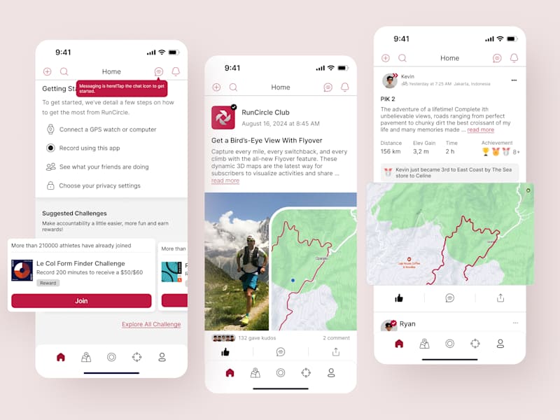 Cover image for Home Page for Sport App
