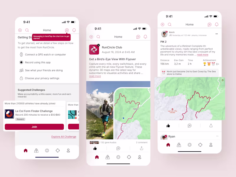 Cover image for Home Page for Sport App