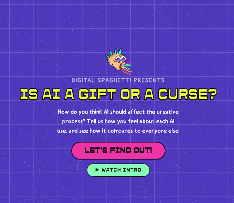 Cover image for GiftOrCurse.AI (https://GiftOrCurse.AI) is a survey