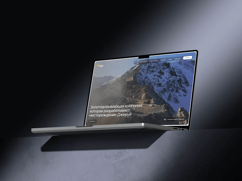 Cover image for Gold Mine Corporate Website