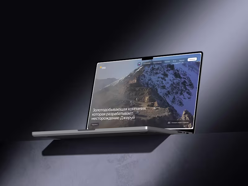 Cover image for Gold Mine Corporate Website