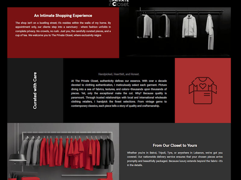 Cover image for Clothes Store Website