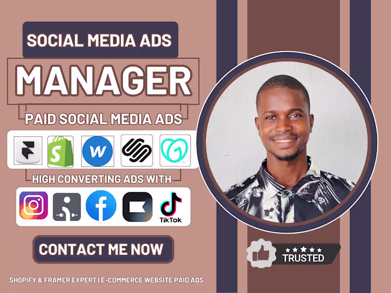 Cover image for I will Do Paid Social Media Ads Campaign Setup & Management