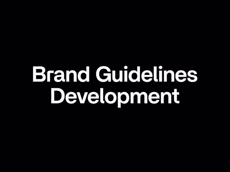 Cover image for Brand Guidelines Development