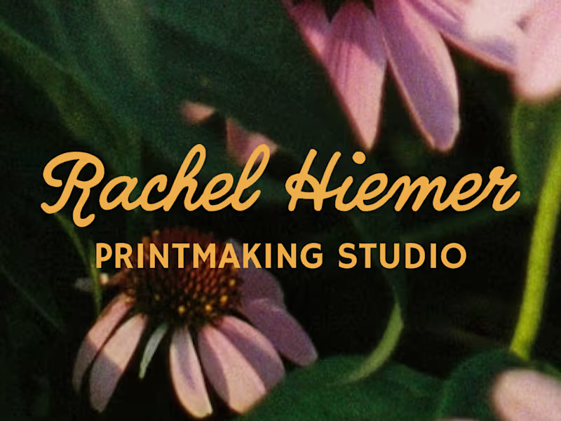 Cover image for Rachel Hiemer makes prints that