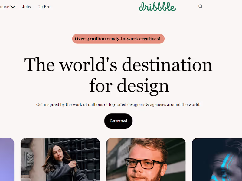 Cover image for project/dribble mini clone at main · munaf023/project