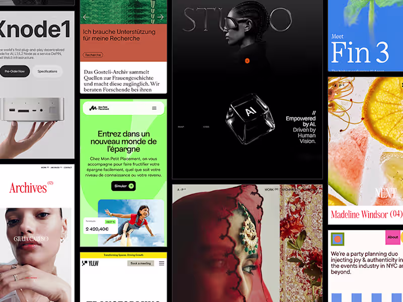 Cover image for Landing page designed and built in Framer.