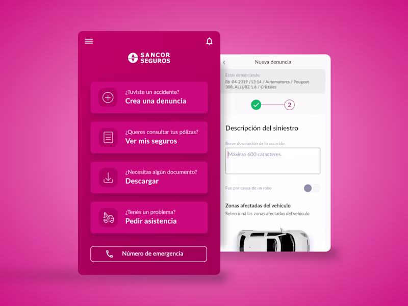 Cover image for Insurance App - UI | UX