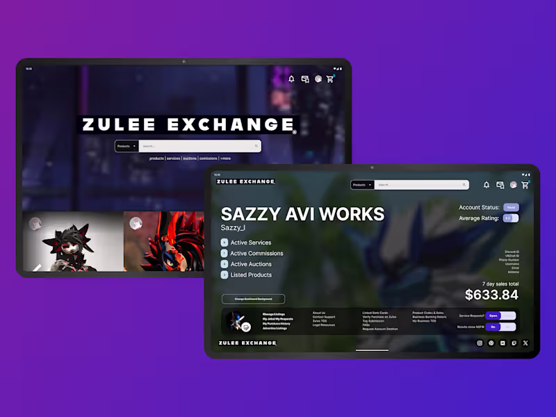 Cover image for Zulee Exchange Development