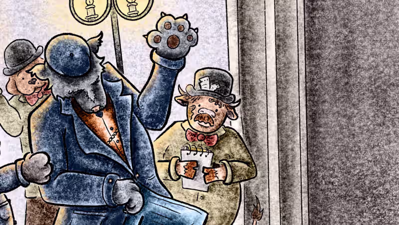 Cover image for True Story of Three Little Pigs