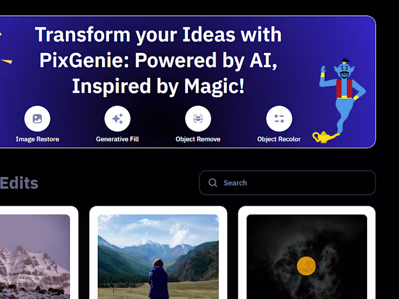 Cover image for PixGenie-SaaS