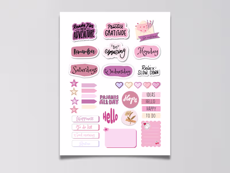 Cover image for Stickers design 