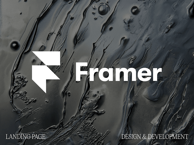 Cover image for Framer Landing Page Design & Development