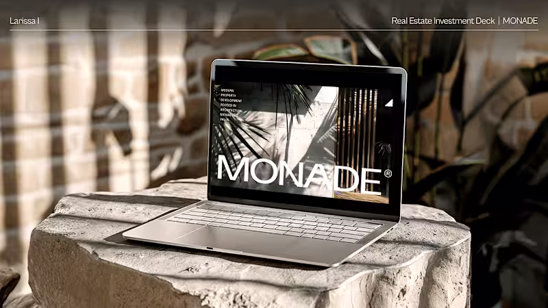 Cover image for MONADE — Deck for Real Estate Investment
