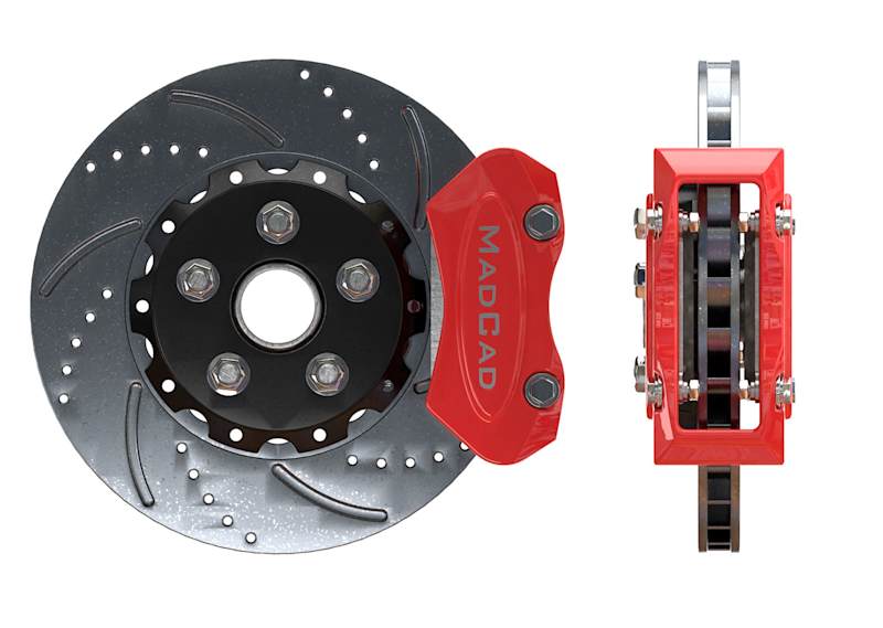 Cover image for Break Caliper Showing Parts with Exploded View :: Behance