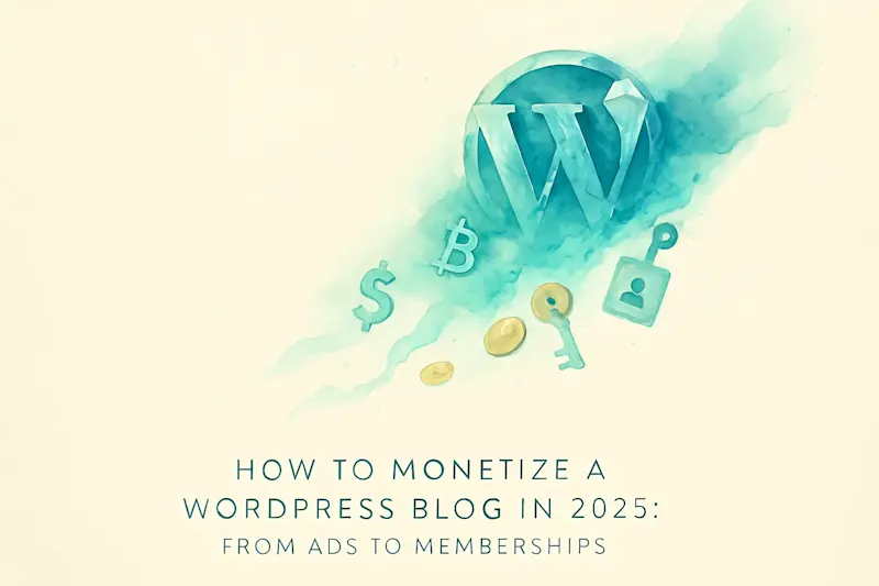 Cover image for How to Monetize a WordPress Blog in 2025: From Ads to Memberships