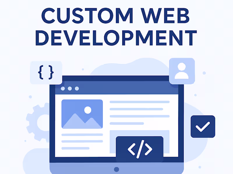 Cover image for Custom Web Development – Fast, Secure & Scalable