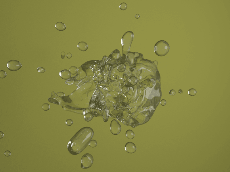 Cover image for HOUDINI SMALL LIQUID SIMULATION - 3D ANIMATION